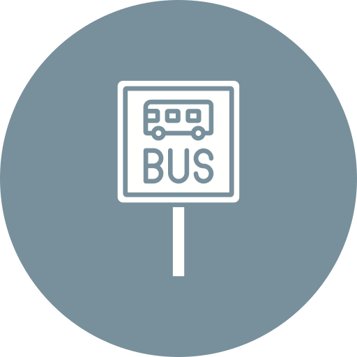 Bus stop free icon