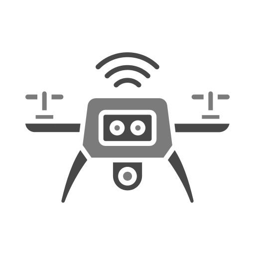 dron inteligente icono gratis