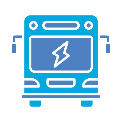 Ônibus elétrico grátis ícone