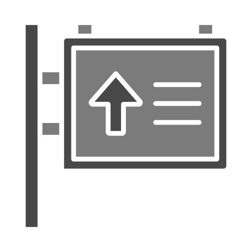 letrero icono gratis