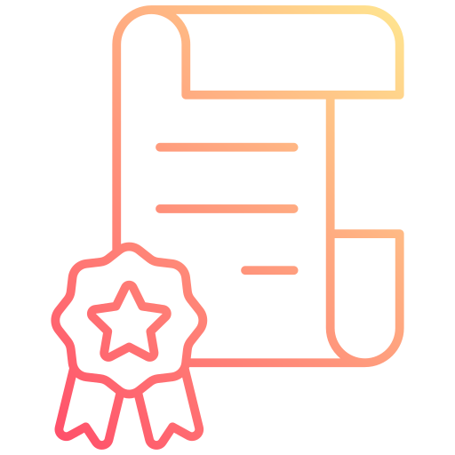 certificat Icône gratuit