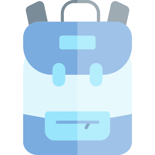 bolsa tipo mochila icono gratis