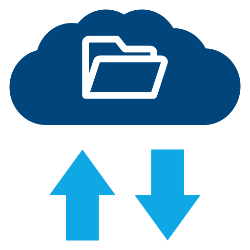 tecnología en la nube icono gratis