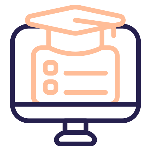 sistema de gestión del aprendizaje icono gratis