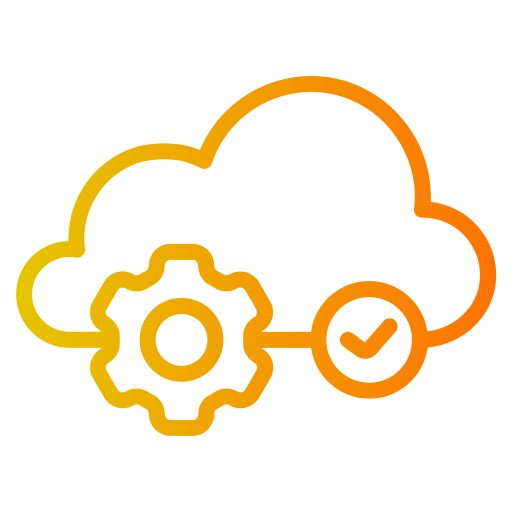 servicio en la nube icono gratis
