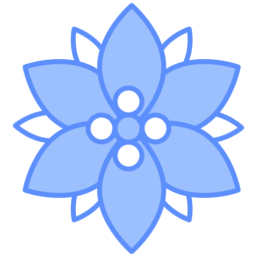 edelweiss Icône gratuit edelweiss Icône gratuit