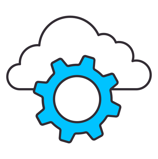 configuración de la nube icono gratis