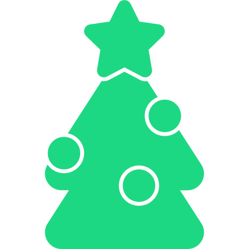 árbol de navidad icono gratis