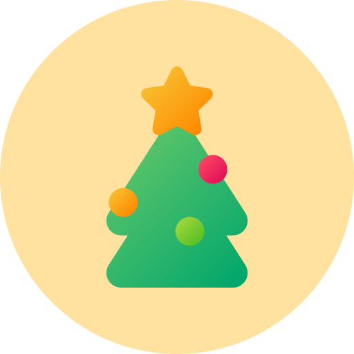 árbol de navidad icono gratis