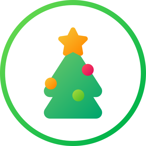 Christmas tree free icon