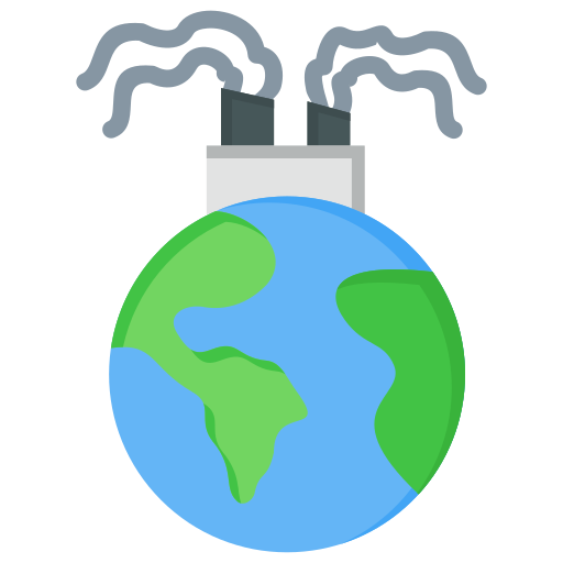 contaminación ambiental icono gratis