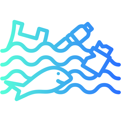 contaminación marina icono gratis