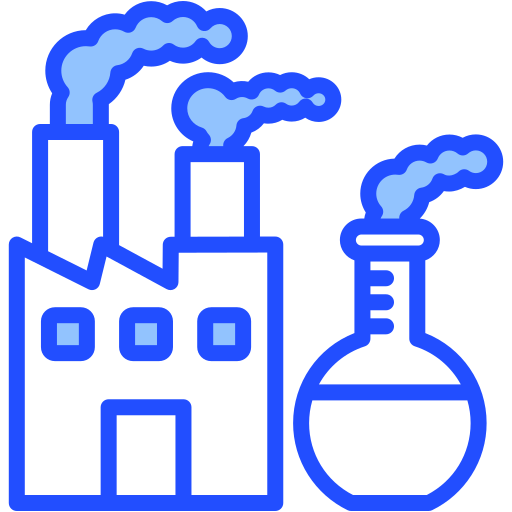 contaminación química icono gratis