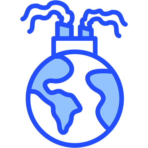 contaminación ambiental icono gratis