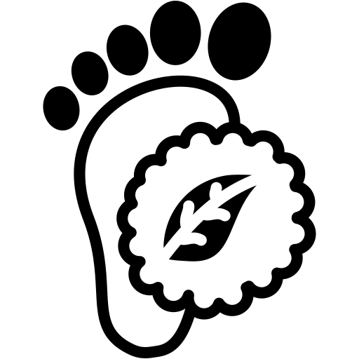 Carbon footprint free icon Carbon footprint free icon