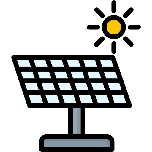 energía solar icono gratis