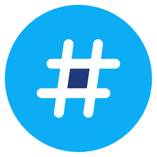 해시태그 무료 아이콘