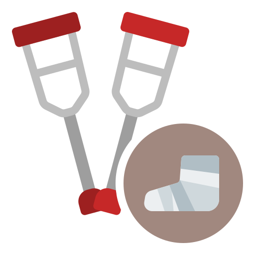 muletas icono gratis