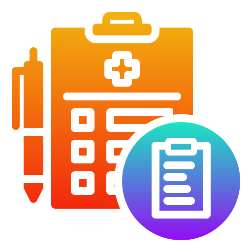 historial médico icono gratis