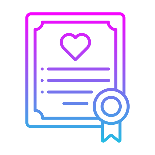 certificat Icône gratuit