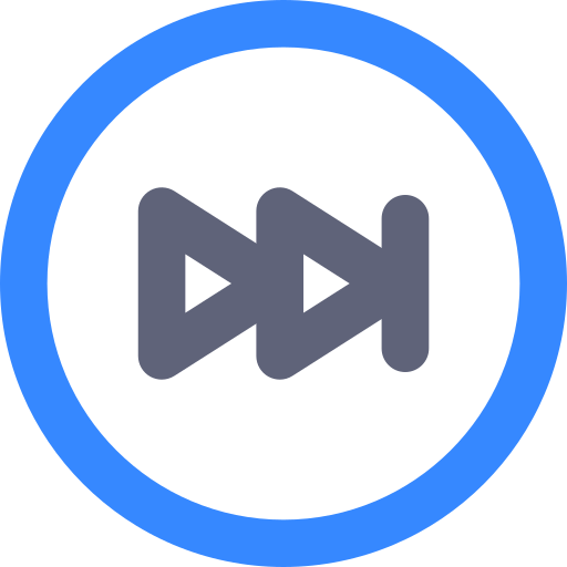 avance rápido icono gratis