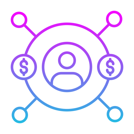 marketing de afiliados icono gratis