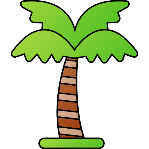 Palm tree free icon