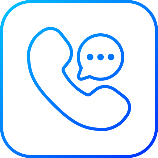 conversación telefónica icono gratis