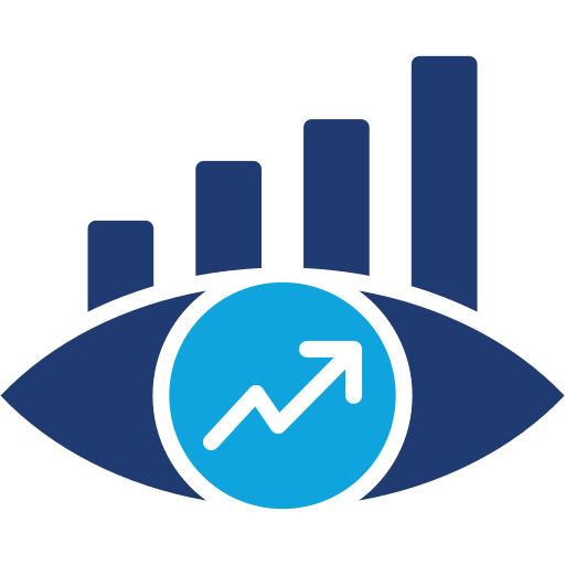 visión de marketing icono gratis