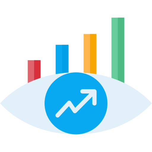 visión de marketing icono gratis