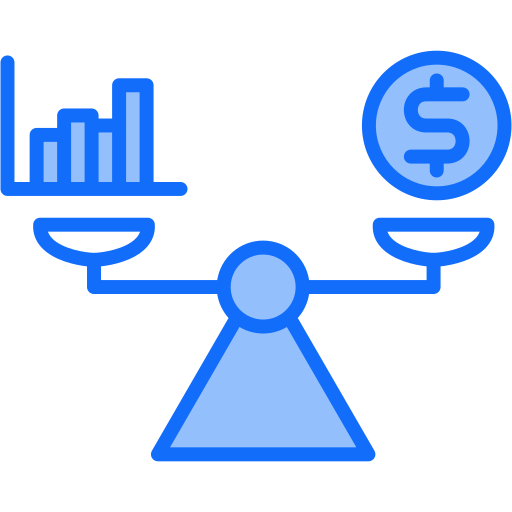 equilibrio presupuestario icono gratis