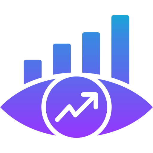 visión de marketing icono gratis