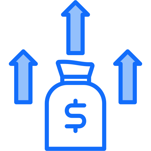 recaudación de fondos icono gratis