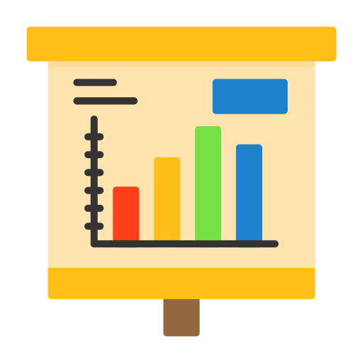 gráfico de columnas icono gratis