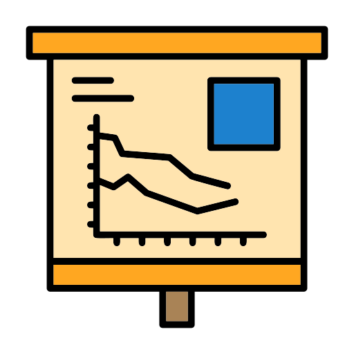 gráfico de líneas icono gratis