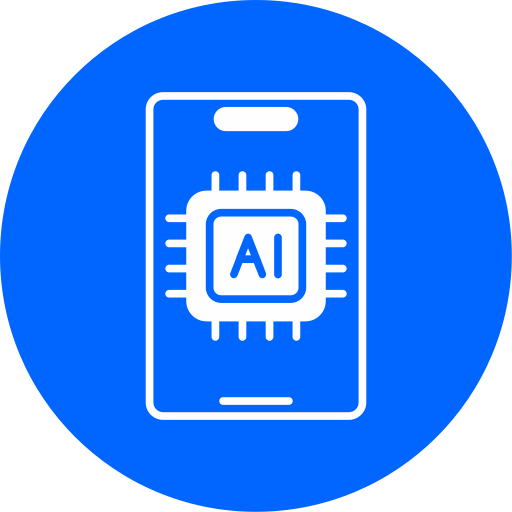 asistente de inteligencia artificial icono gratis