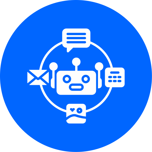 robot conversacional icono gratis