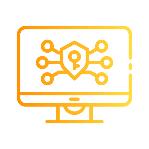 seguridad digital icono gratis
