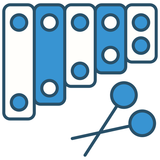 xylophone Icône gratuit xylophone Icône gratuit
