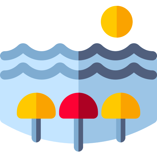 de praia grátis ícone de praia grátis ícone
