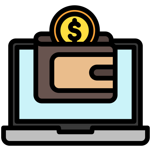 E-wallet free icon