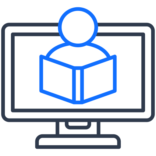 aprendizaje digital icono gratis