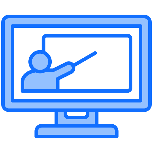aprendizaje en línea icono gratis