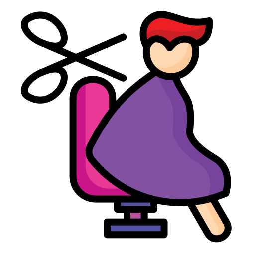 corte de pelo icono gratis