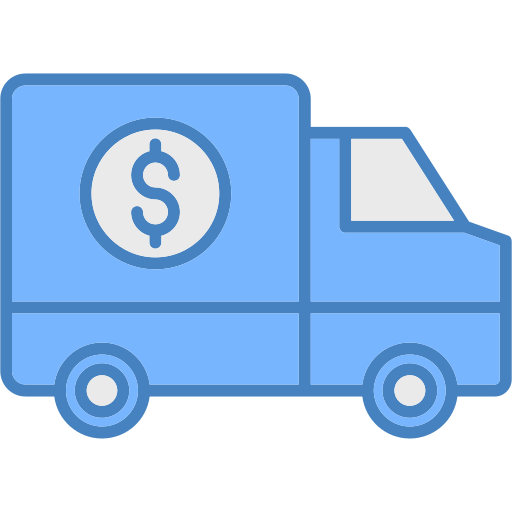 transport d'argent Icône gratuit