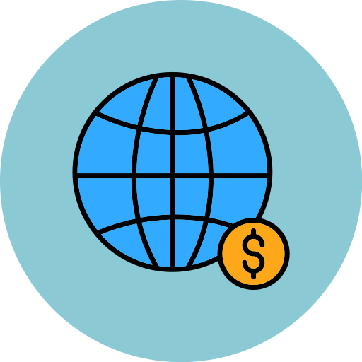 Глобальная экономика бесплатно иконка