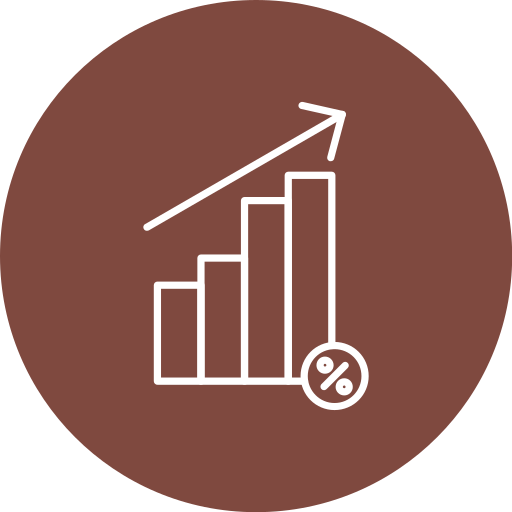 tasa de interés icono gratis