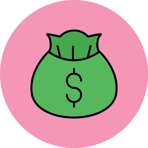 Money bag free icon