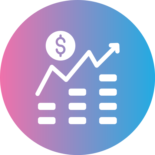 Рост продаж бесплатно иконка Рост продаж бесплатно иконка