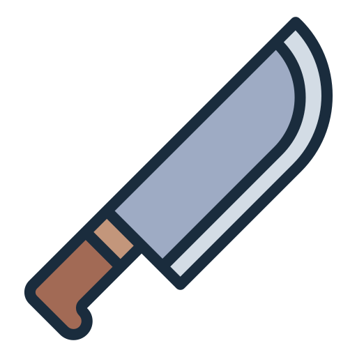 cuchillo japonés icono gratis